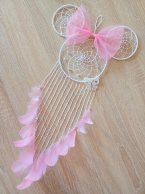 Attrape-rêves souris coloré inspiré d'un personnage de dessin animé