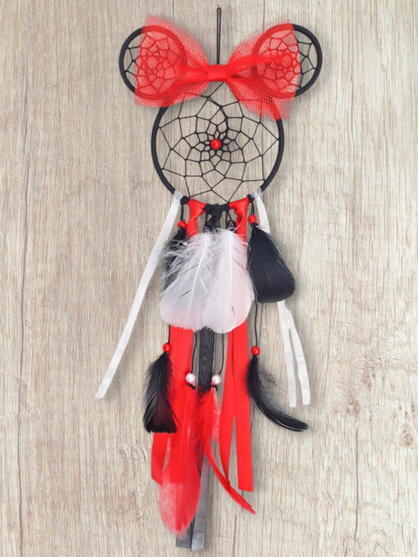 Photoroom-20250311_215020625 (3) Attrape-rêves souris inspiré d'un personnage de dessin animé