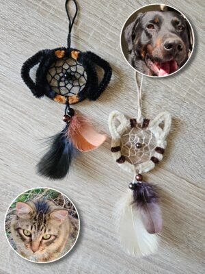 Attrape-rêves personnalisé à l'effigie de vos animaux de compagnie