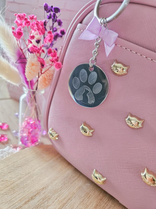 Porte-clefs en acier inoxydable à personnaliser