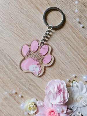 Porte-clefs en acrylique à personnaliser