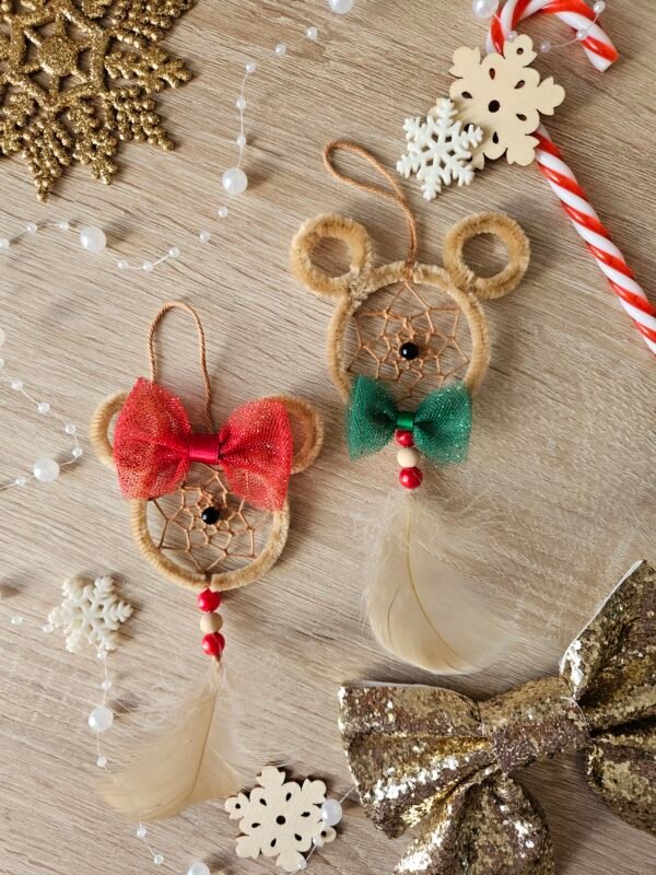 1978 Ornements attrape-rêves souris inspiration bonhomme en pain d'épices