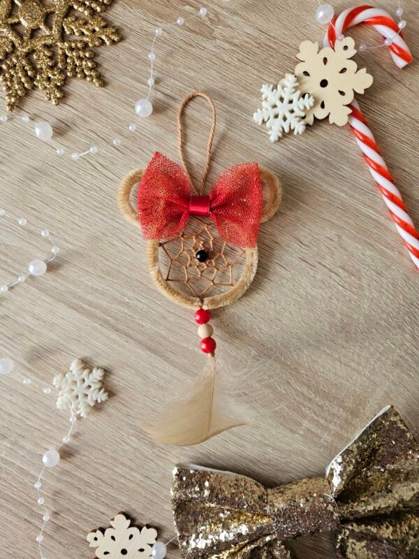 1980 Ornements attrape-rêves souris inspiration bonhomme en pain d'épices