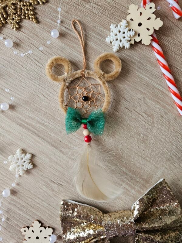 1981 Ornements attrape-rêves souris inspiration bonhomme en pain d'épices