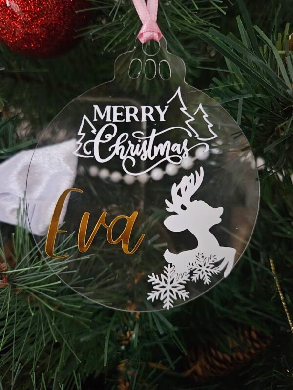 2006 Boule de Noël en acrylique à personnaliser