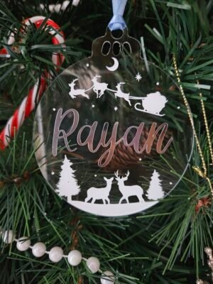 2007 Boule de Noël en acrylique à personnaliser