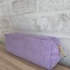 Trousse à crayons en velours côtelé personnalisée