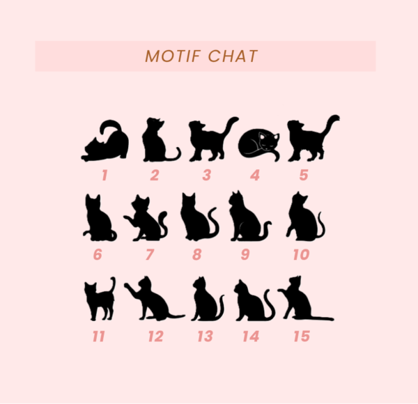 Porte-clés patte de chat personnalisé en bois effet 3D